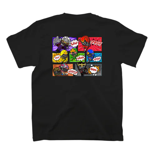アメコミ風イラスト(前面) Regular Fit T-Shirt