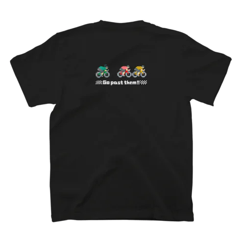 Go past them !!（背面） Regular Fit T-Shirt