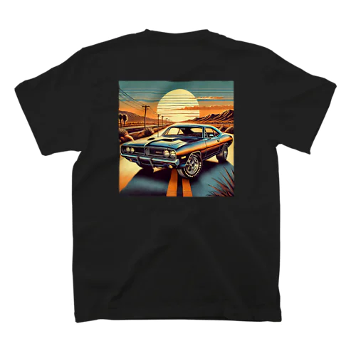 American Muscle Sunset Regular Fit T-Shirt