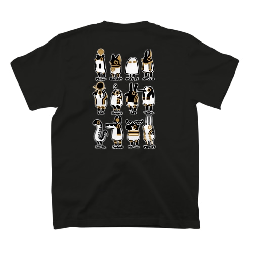 背中に　とーとつにエジプト神　12柱　名前つき Regular Fit T-Shirt