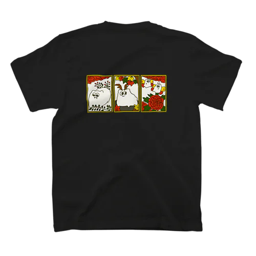 猪どっぐ鹿どっぐ蝶どっぐ スタンダードTシャツ