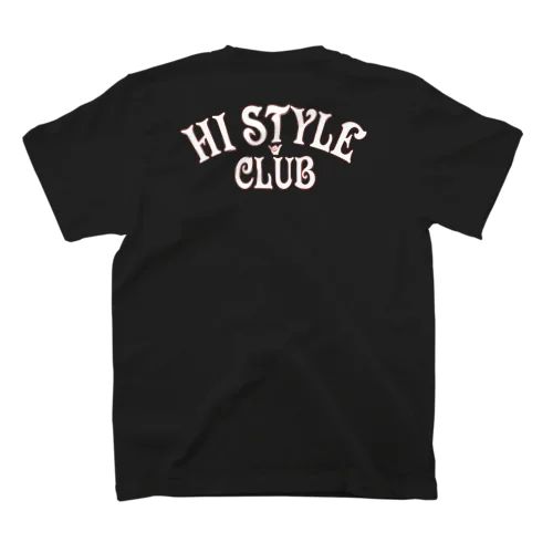 〔Back Print〕 HI STYLE CLUB スタンダードTシャツ