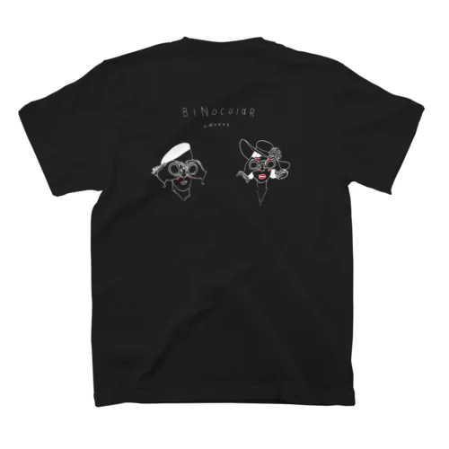 双眼鏡がお好き　バックプリント Regular Fit T-Shirt