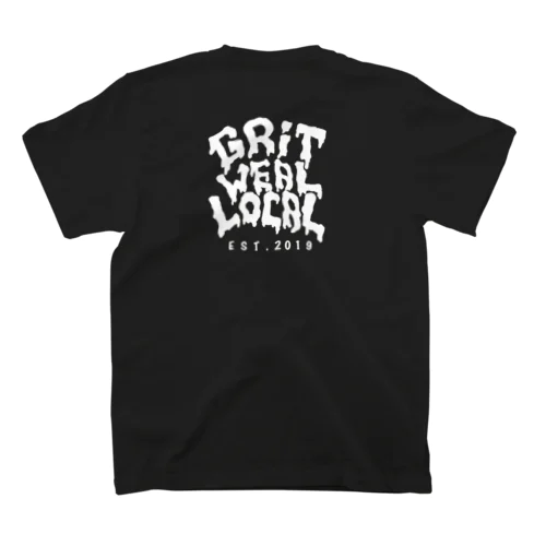 pizza grit T s/s ブラック Regular Fit T-Shirt