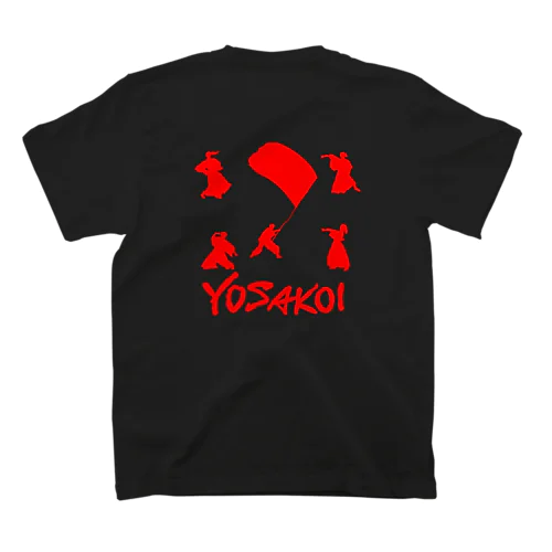 よさこい1Red　Ｔシャツ スタンダードTシャツ