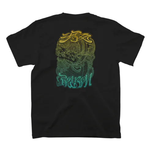 Y'sロゴ Dragon T (Color Print) スタンダードTシャツ