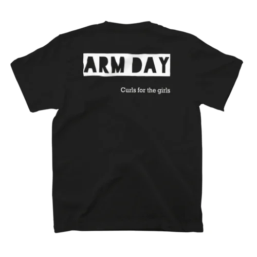 Fiber_Arm day  Regular Fit T-Shirt