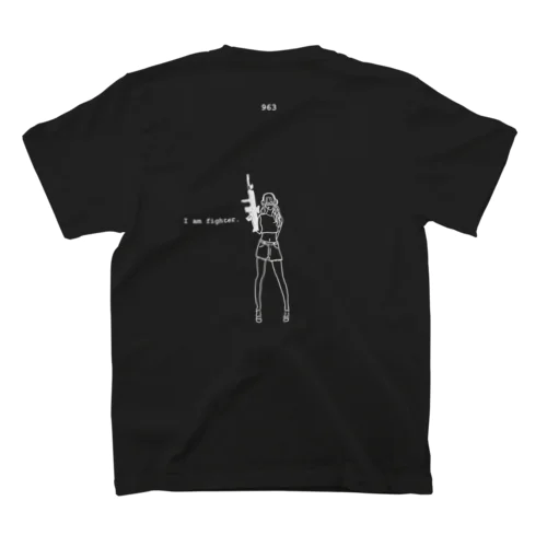 くろみＴシャツ（黒、ネイビー） Regular Fit T-Shirt