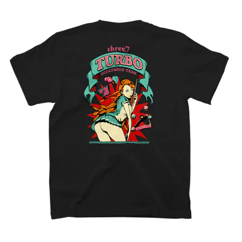 three7TURBO×ビリヤード スタンダードTシャツ