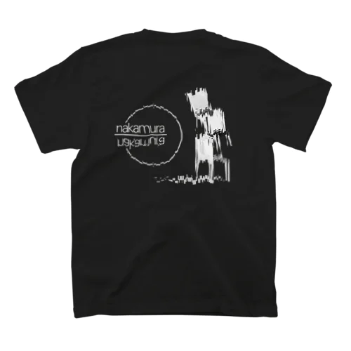 nakamura × Gokuraku Fine Arts graphic TEE (black) スタンダードTシャツ