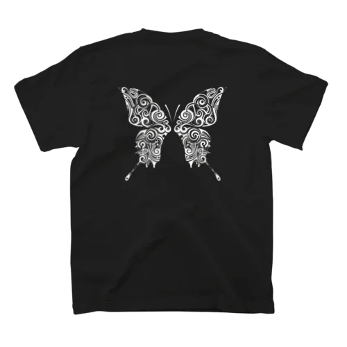 Butterfly(White) Regular Fit T-Shirt