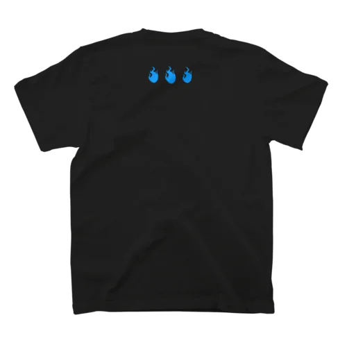 fire(Blue) Regular Fit T-Shirt