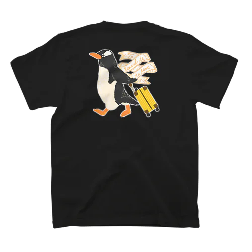 旅するペンギン（白ふちバージョン） スタンダードTシャツ