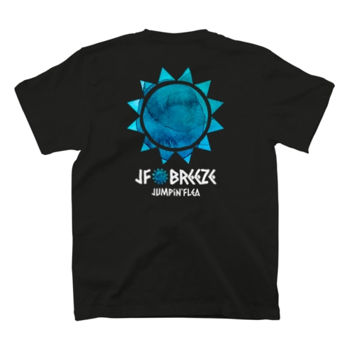 SOL AZUL白（前背面） Regular Fit T-Shirt