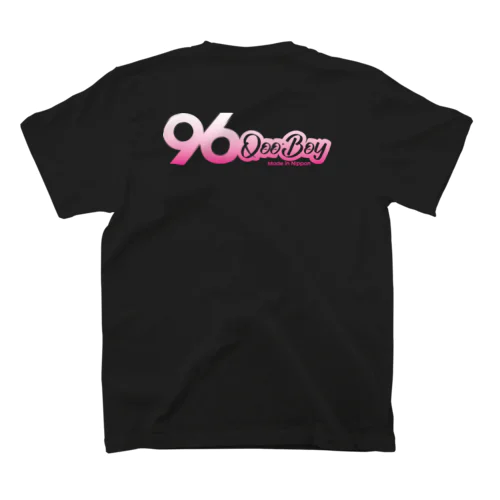 QooBoy LOGO Tee/BK スタンダードTシャツ