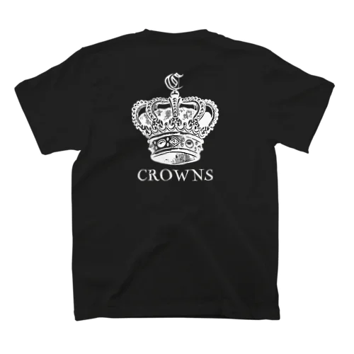 CROWNSTシャツ（白文字） 티셔츠