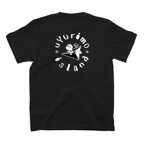 uYurimo island Tシャツ(B)バイク×紙飛行機 Regular Fit T-Shirt