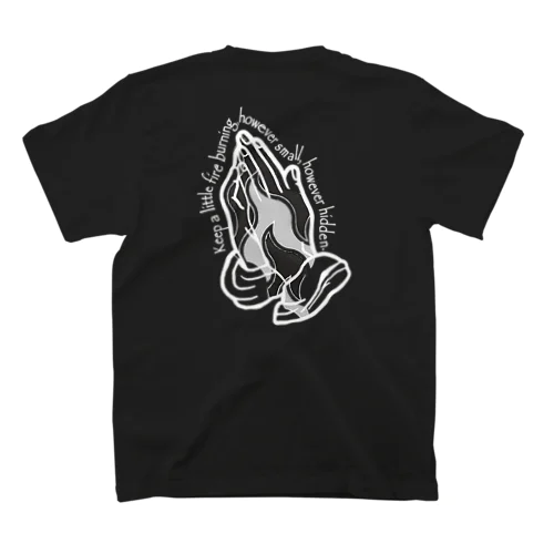 炎と祈りの手 Regular Fit T-Shirt