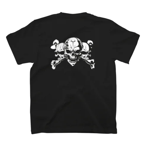 【skull bone】バックプリントb スタンダードTシャツ