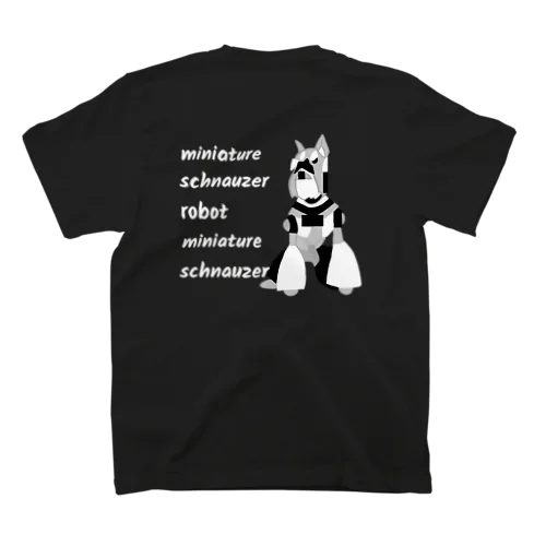 シュナロボ 文字白 スタンダードTシャツ