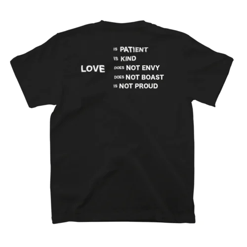 LOVE IS...　背中 Regular Fit T-Shirt