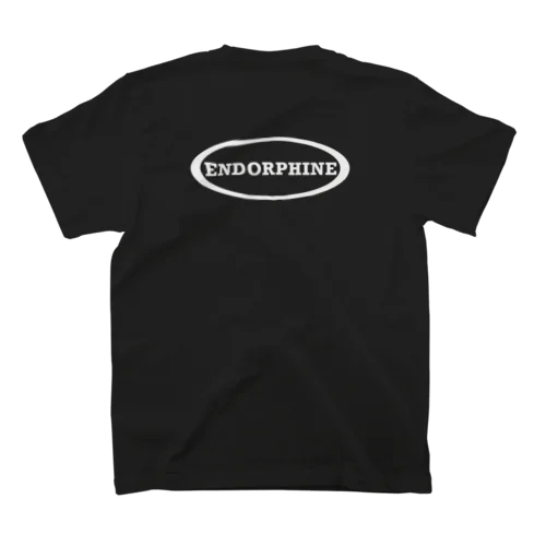 ENDORPHINE  LOGO TEE　ブラック Regular Fit T-Shirt