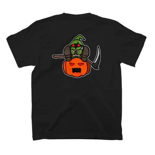 スケアクロウとジャック・オー・ランタン（バックプリント） Regular Fit T-Shirt