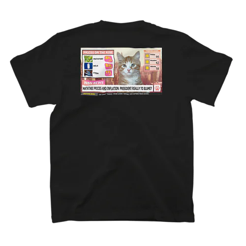 にゃんこNEWS 24/7 スタンダードTシャツ