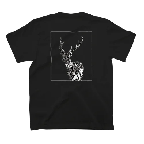 DEER 609 Black Regular Fit T-Shirt