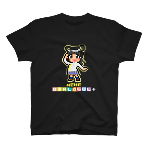 ドットDIALOGUE＋ ねーね推しスタンダードTシャツ(黒) スタンダードTシャツ