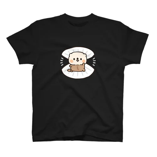 マイペースなラッコさん　貝から登場ver. スタンダードTシャツ