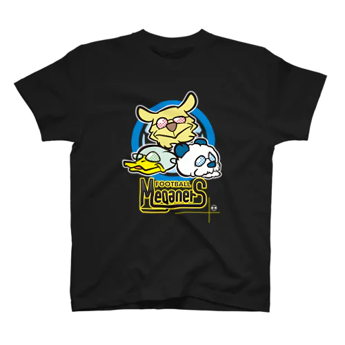 14色【マスコット風】蹴球メガネーズ【デザイナーズ】 티셔츠