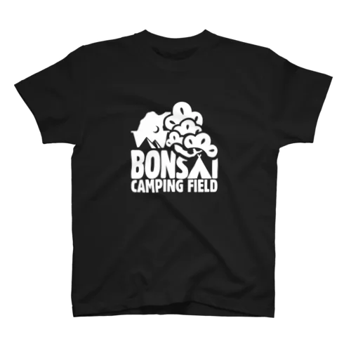 BONSAI CAMPING FIELD ホワイトロゴT スタンダードTシャツ