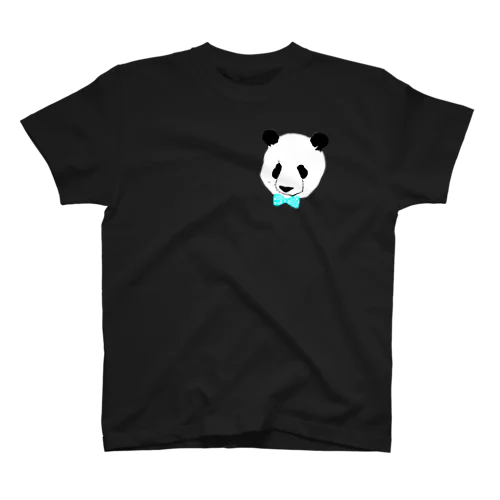 パンダの青リボン🐼 スタンダードTシャツ