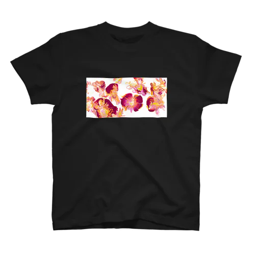 red pansy Regular Fit T-Shirt