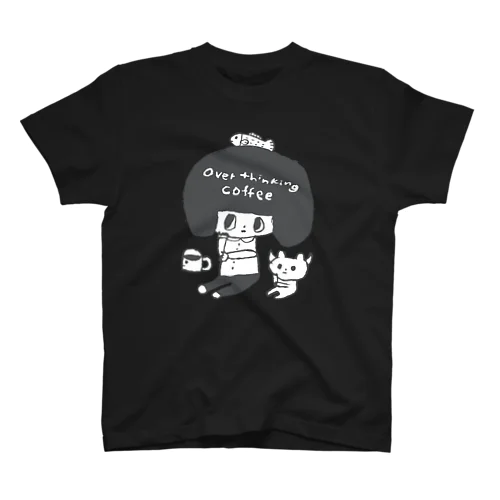 overthinking coffee スタンダードTシャツ