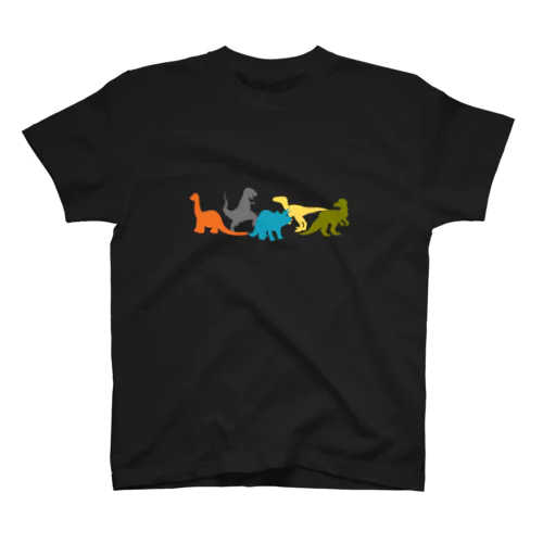 恐竜ならべ Regular Fit T-Shirt