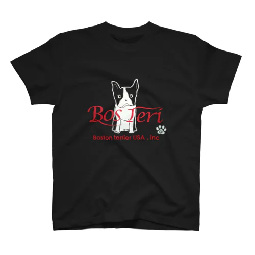 ボストンテリア　犬　ボステリグッズ Regular Fit T-Shirt