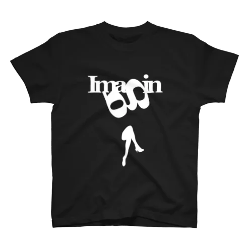 IMAGIN WHT Regular Fit T-Shirt