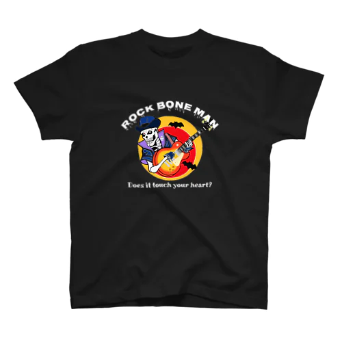 Rock Bone Man black & red ver. スタンダードTシャツ