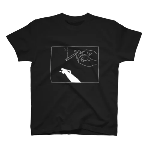 "影"Shadow(White Line) スタンダードTシャツ