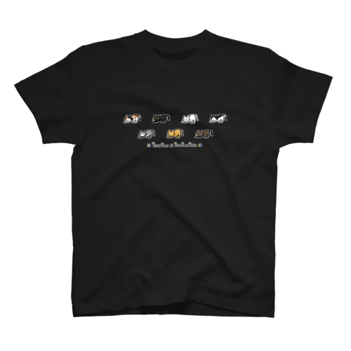 ドット絵の猫（伸び） Regular Fit T-Shirt