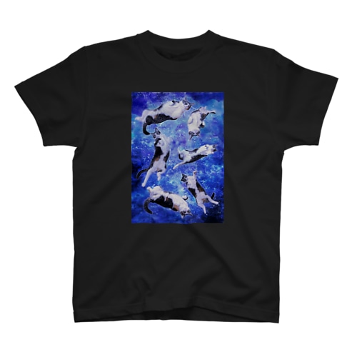 ねこと宇宙 Regular Fit T-Shirt