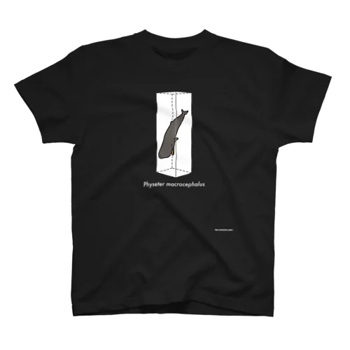 BareTank(Physeter macrocephalus) 白文字 スタンダードTシャツ