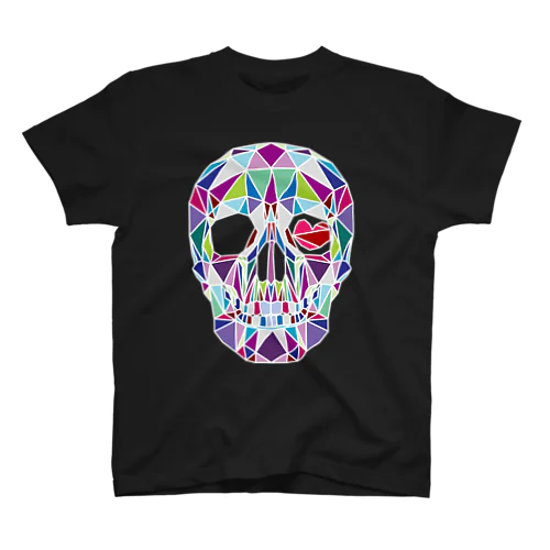 STAINED SKULL Regular Fit T-Shirt