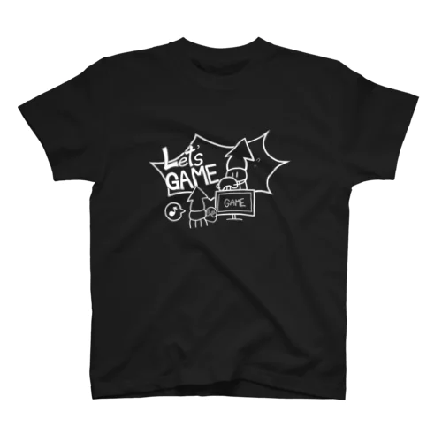 ゲームをしているイカ スタンダードTシャツ