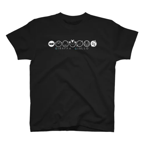 6連アニマルズ　ホワイト スタンダードTシャツ