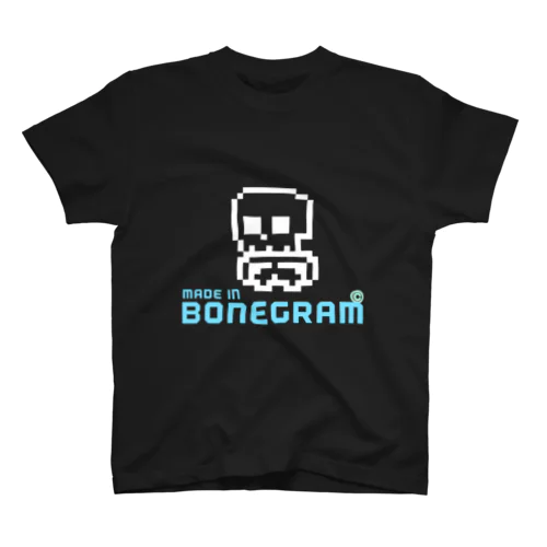 BONEGRAM WHITE Regular Fit T-Shirt