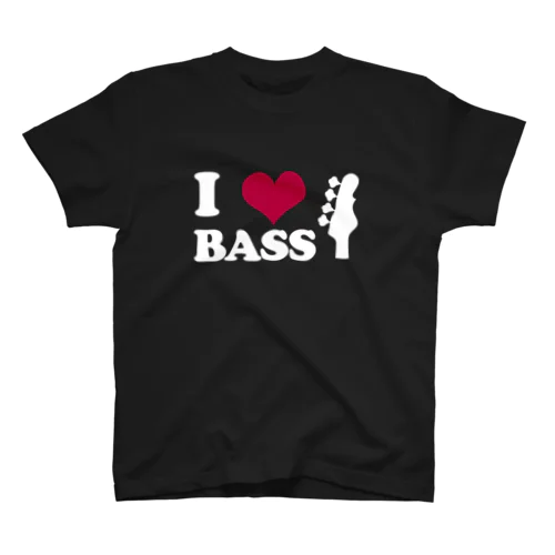 I LOVE BASS（Ｗ） Regular Fit T-Shirt