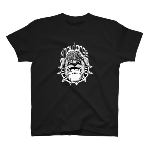 bulldog Black Regular Fit T-Shirt